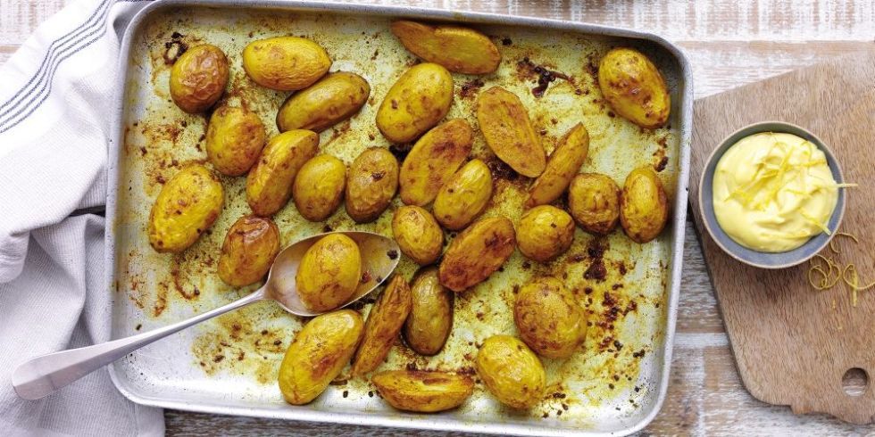 roasted jersey potatoes