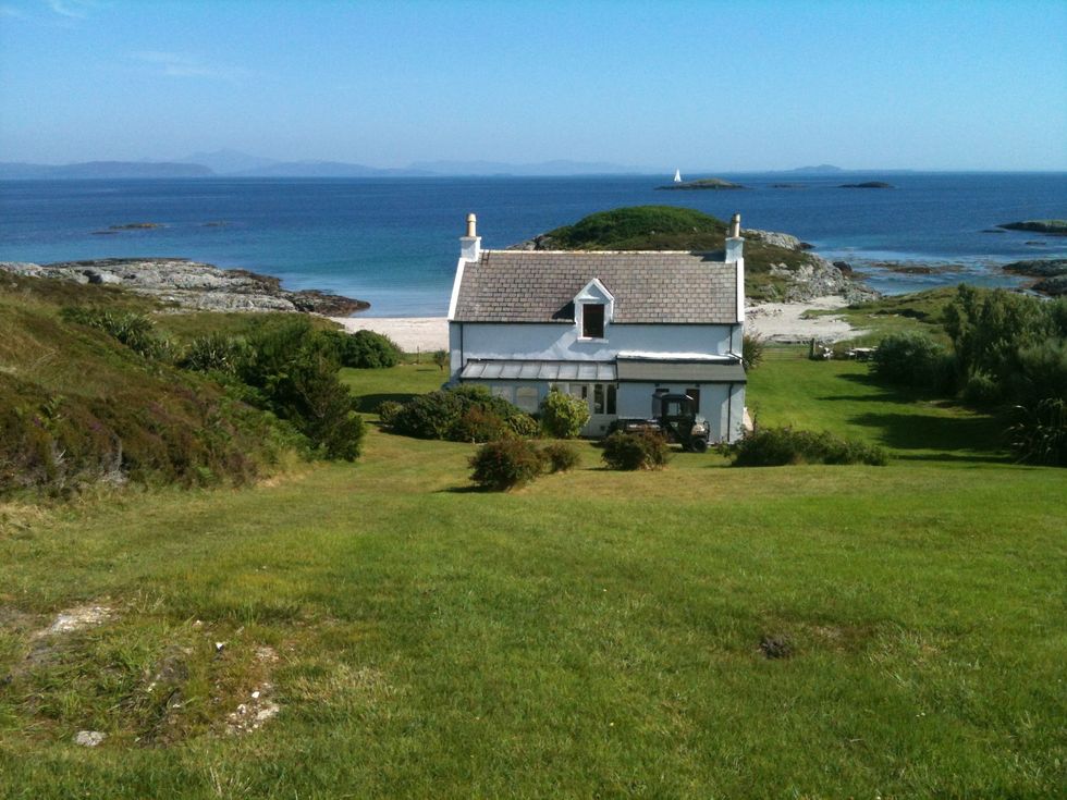 Property for sale This idyllic island home on the Isle of Coll has its own private beach