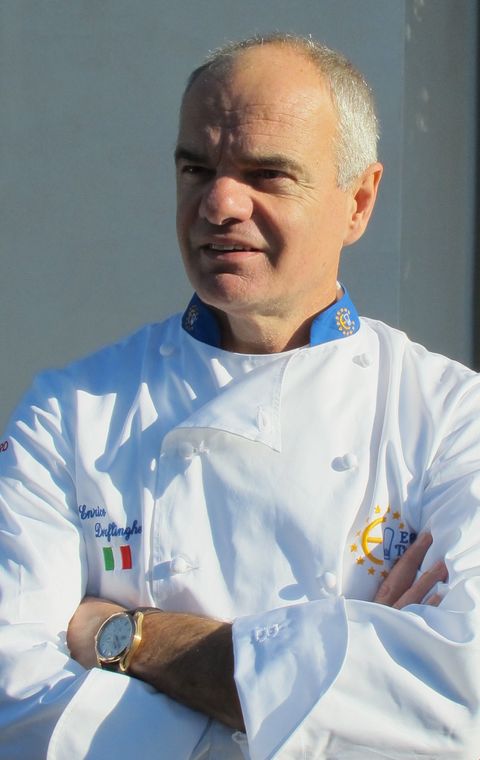 Chef Enrico Derflingher from the CastaDiva resort and spa in Lake Como
