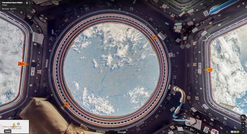 Google Street View International Space Station Cupola