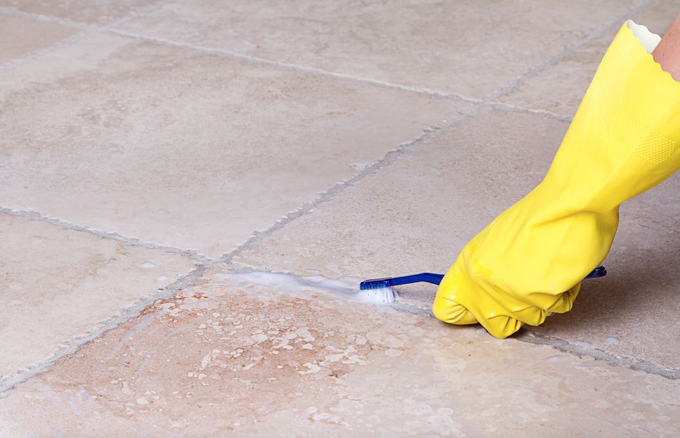 Grout - cleaning floor tiles