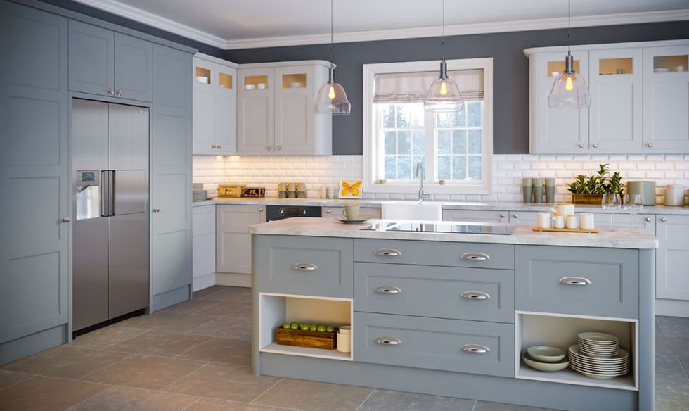 The Aldridge Shaker style kitchen cabinet doors