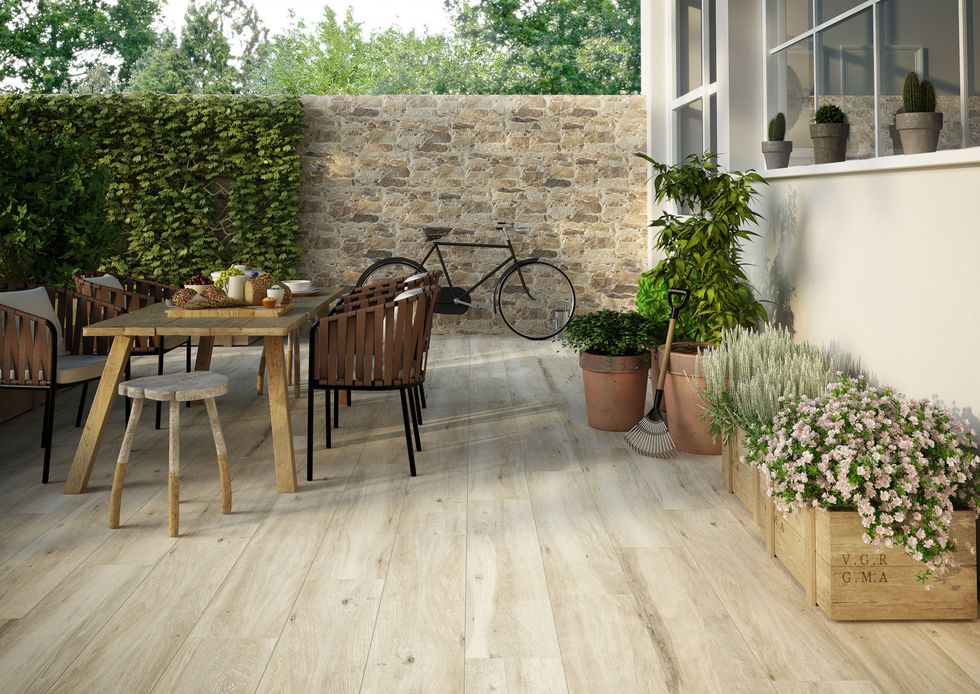 Parlor Wood Effect Tiles - Garden - Walls and Floors Ltd