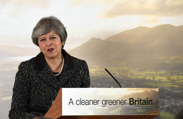 Prime Minister Theresa May environment speech on plastic waste
