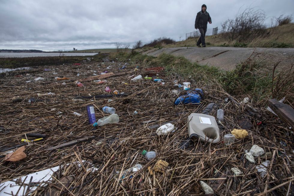 Plastic waste UK rivers ocens