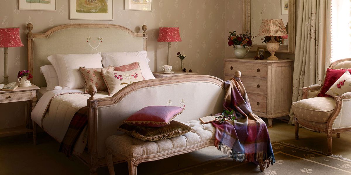 Get The Look: A Nude Stately Home-Inspired Bedroom With Pops Of Colour ...