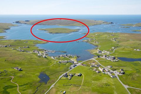 West Shetland Island Of Linga Is For Sale For £250,000