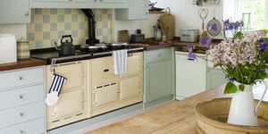 <p><em data-redactor-tag="em" data-verified="redactor">Oh, maybe one day my kitchen will look like this...</em></p><p>Just because I don't have room for an AGA in my kitchen, doesn't mean I can't have&nbsp;<em data-redactor-tag="em" data-verified="redactor">some</em>&nbsp;rural adornments. I'm after sustainably made items that will stand the test of time – instead of knick-knacks ultimately destined for landfill. So, I'll opt for terracotta mixing bowls, real oak chopping boards and glazed receptacles from which to pour guests homemade elderflower concoctions (which I've admittedly never made before, but how hard can it be?)</p>