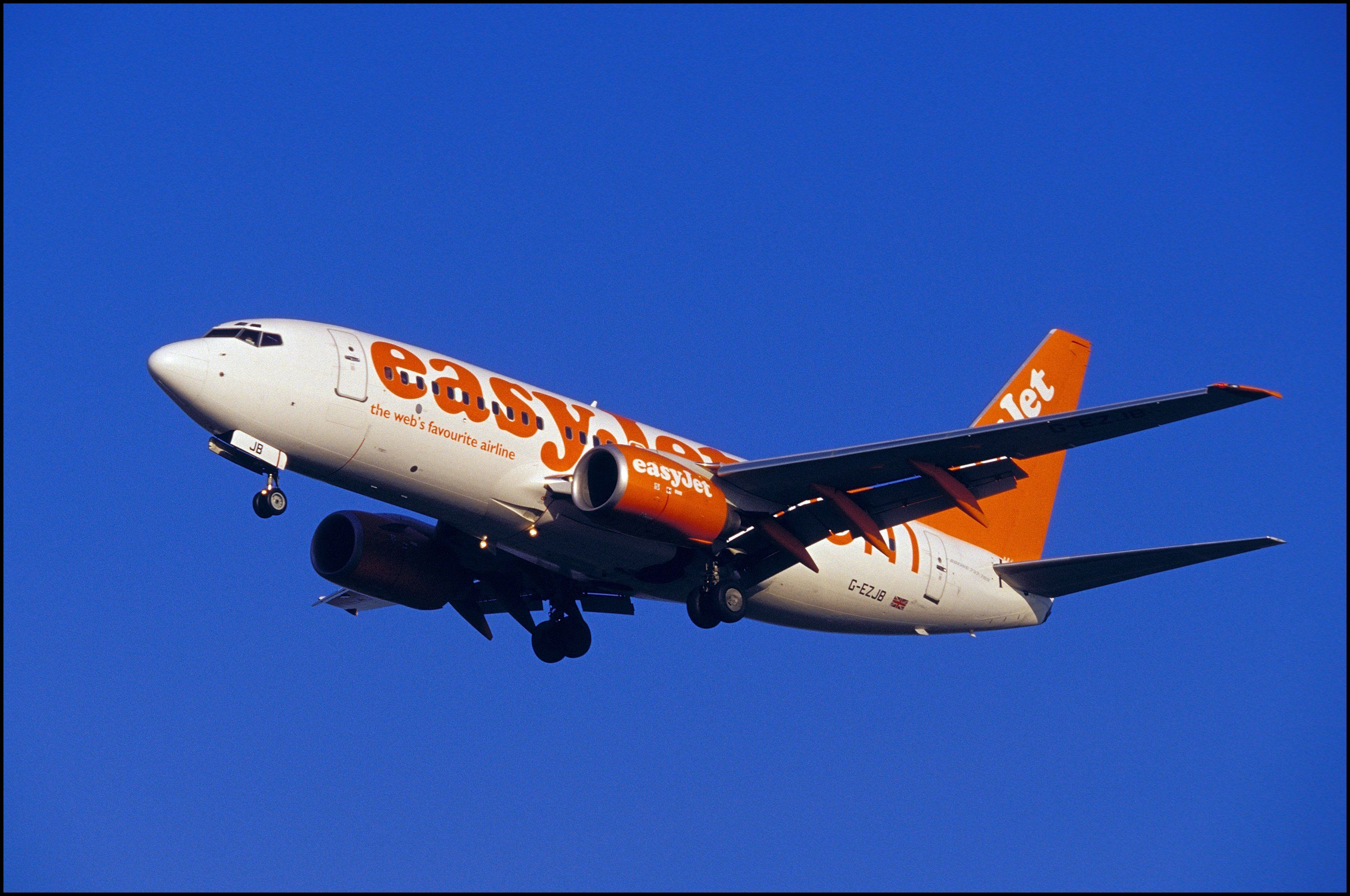 easyjet clear plastic bag