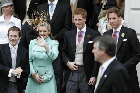 Tom Parker Bowles Prince Harry Prince William at royal wedding