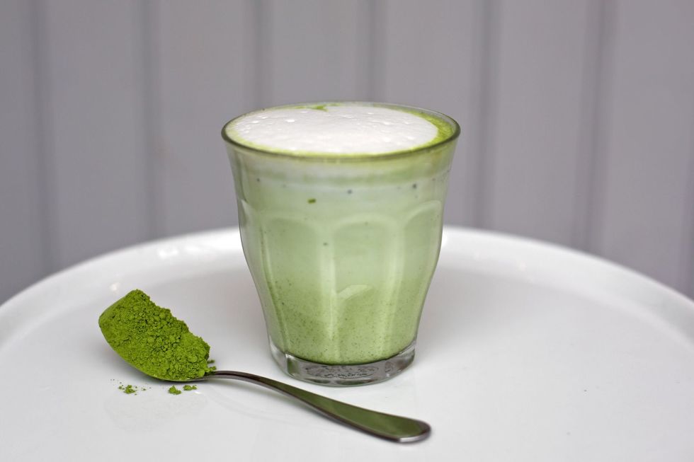 <p>Not just another hipster trend –<span class="redactor-invisible-space">&nbsp;</span><span>matcha is a great, energising superfood. Matcha is made from entire tea leaves that have been ground into a fine green powder, therefore containing all the powerful minerals, antioxidants and amino acids found inside the leaf. Unlike coffee, the caffeine in matcha is absorbed very slowly, giving you a sustained energy boost rather than just an energy spike. It's the combination of caffeine and l-theanine, a rare amino acid that results in matcha's miracle effects, such as an increase in concentration and attention. Just what you need to get you through the afternoon slump.</span></p>