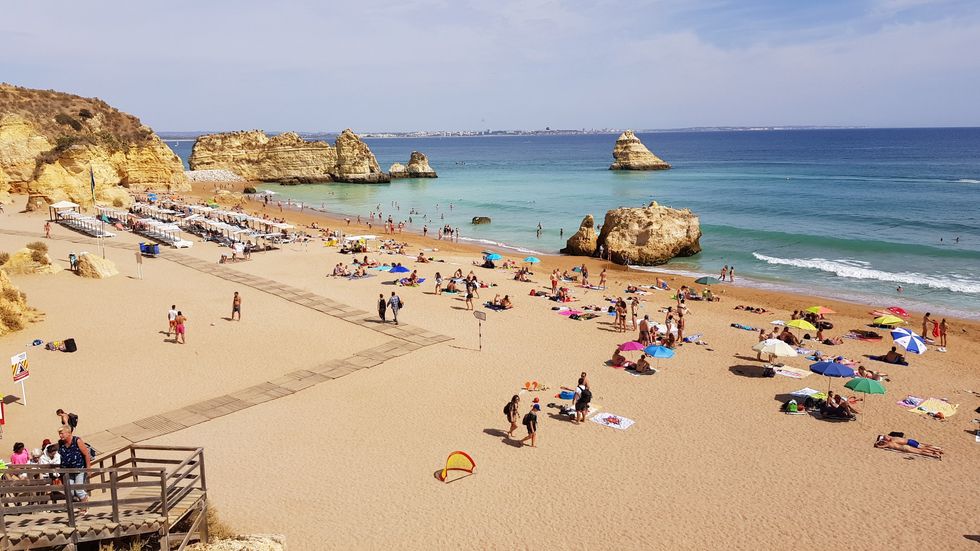 Best beaches the Algarve Portugal