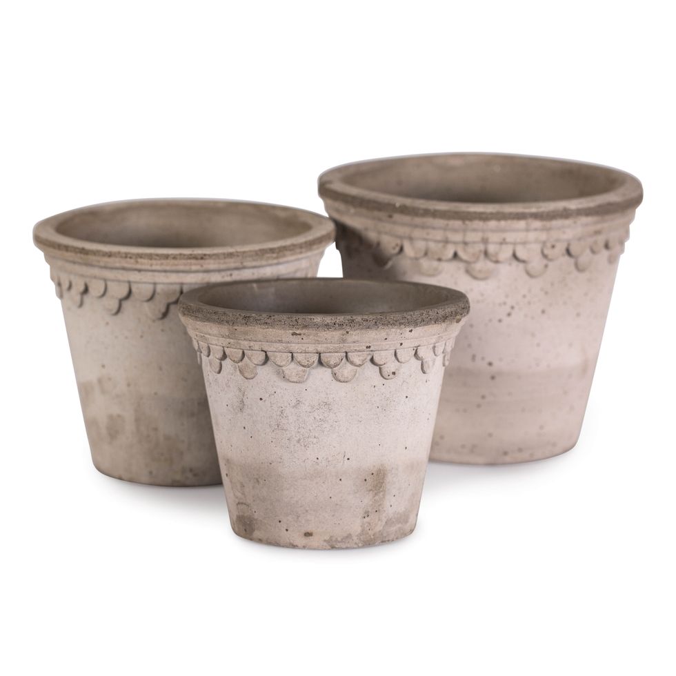 Kobenhavner grey pots 12cm £8, 14cm £10 and 16cm £12