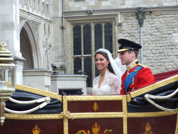 <p>Captured by Anita Atkinson, who spent three nights camping outside Westminster Abbey in preparation for the 2011 Royal Wedding. The shots certainly prove the good seat she ended up having.</p>