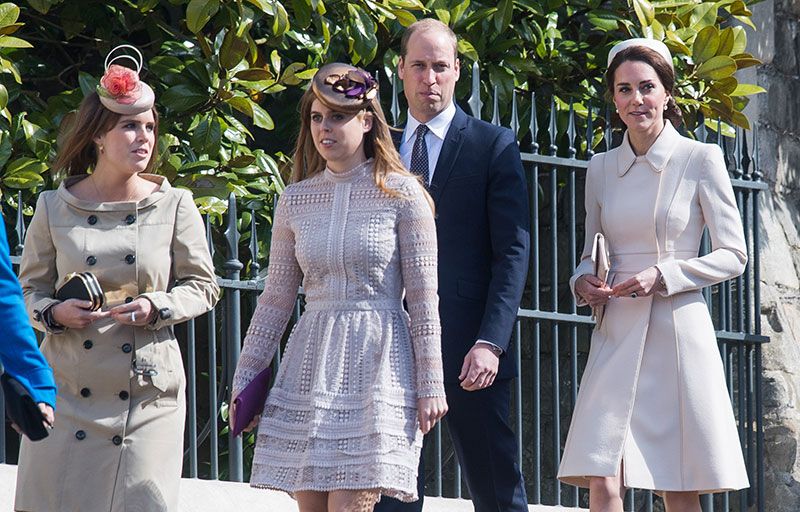 Royal family at Easter