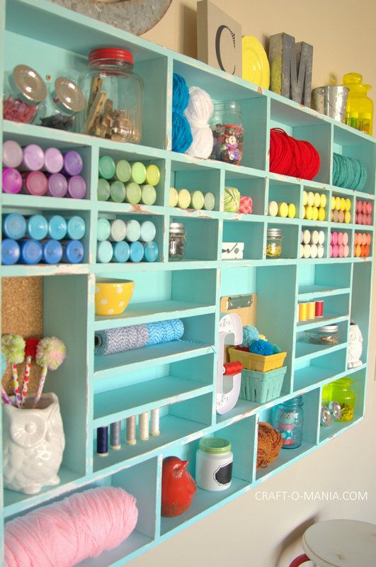 DIY Craft Supply Wall Organization  Diy craft room, Room organization,  Wall organizer diy