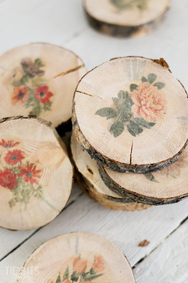 Craft wood slices discount