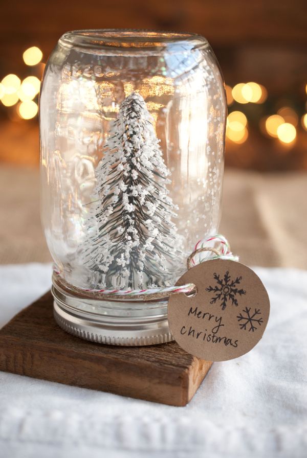 DIY Holiday Snow Globes for Kids