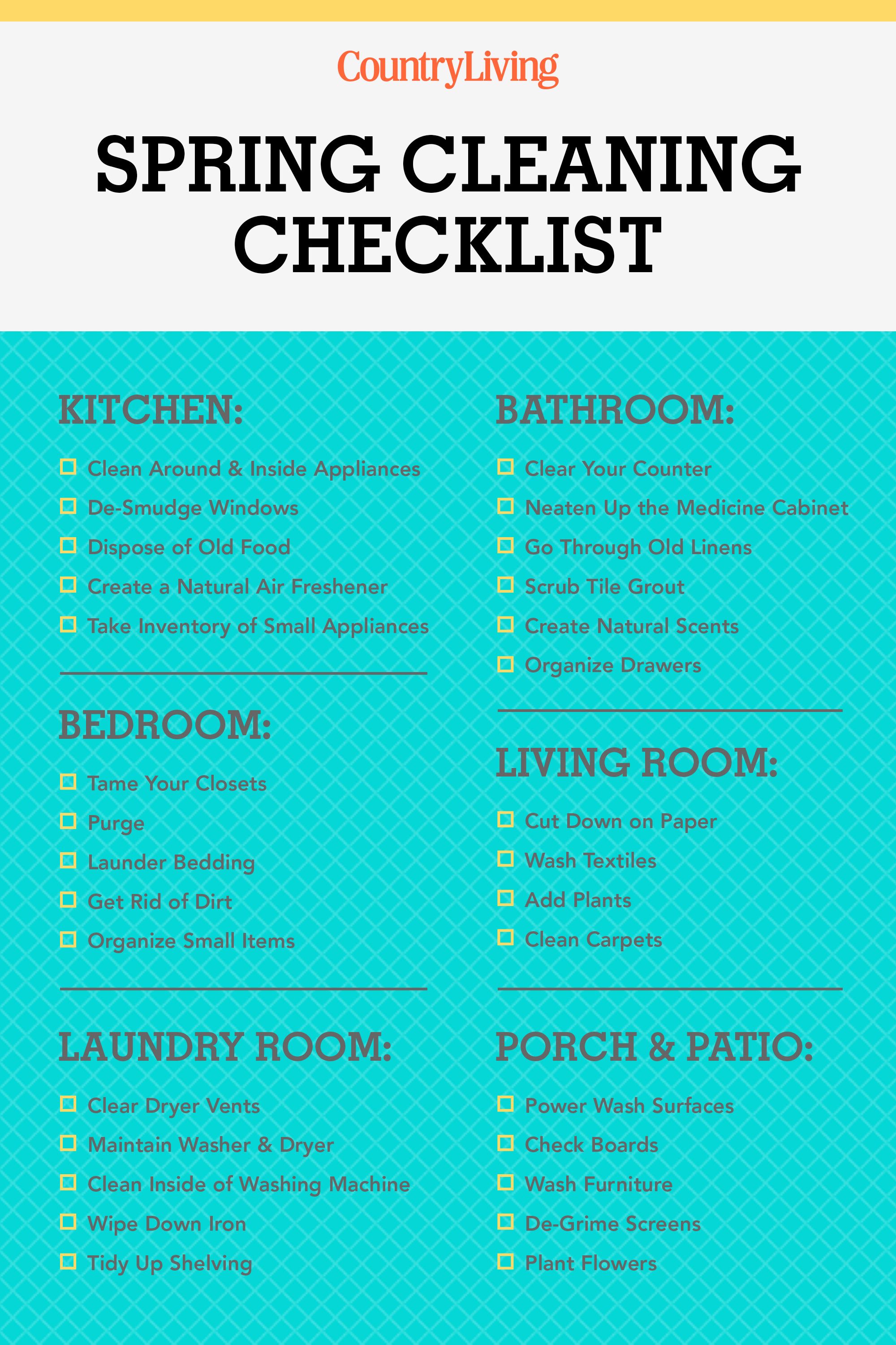 Your Ultimate Spring-Cleaning Checklist