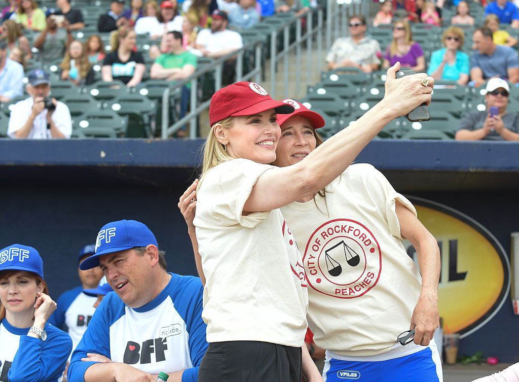 A League Of Their Own Reunited The Rockford Peaches For The 25th