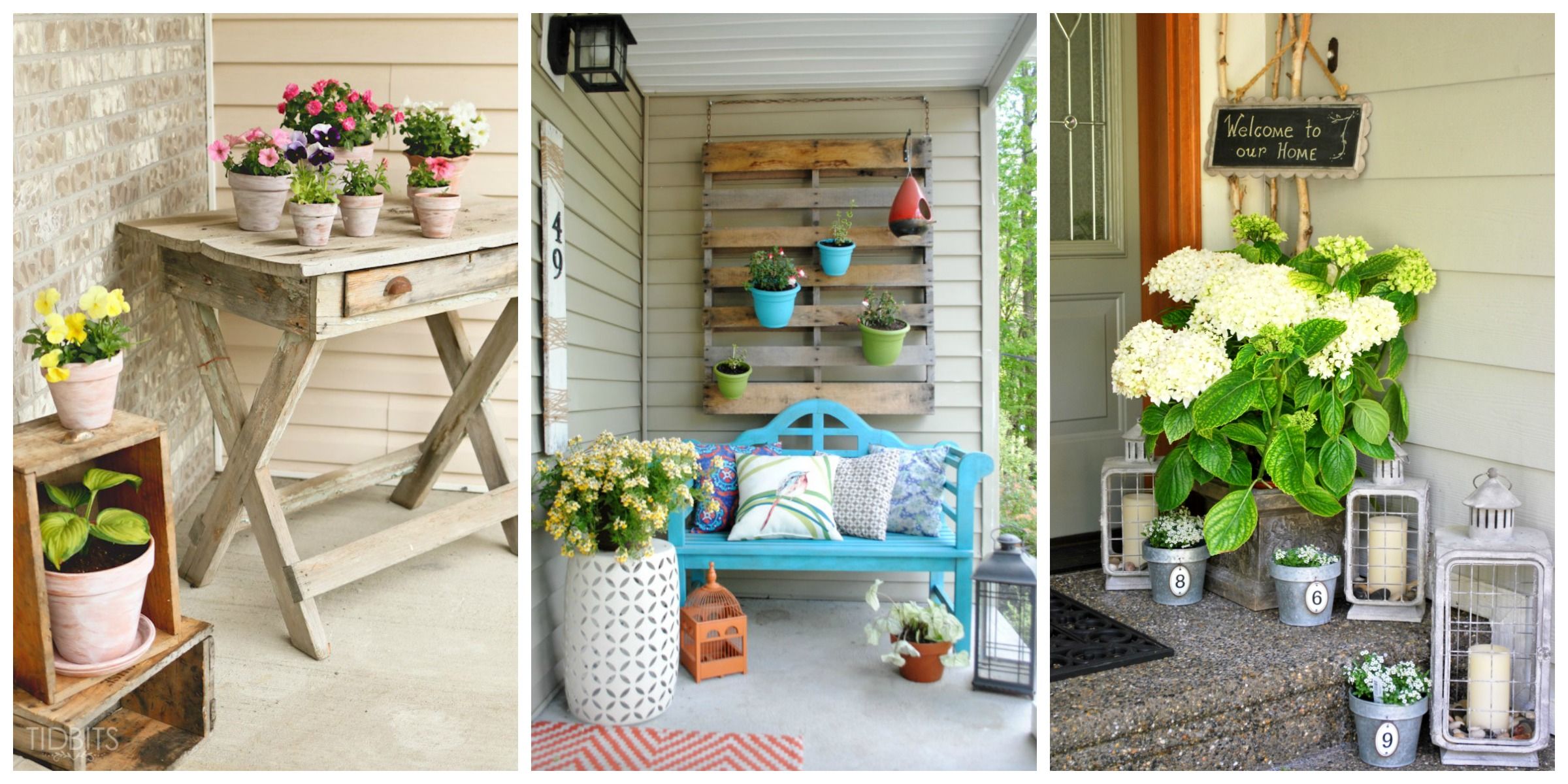 Summer Farmhouse Porch Decorating Ideas - Town & Country Living