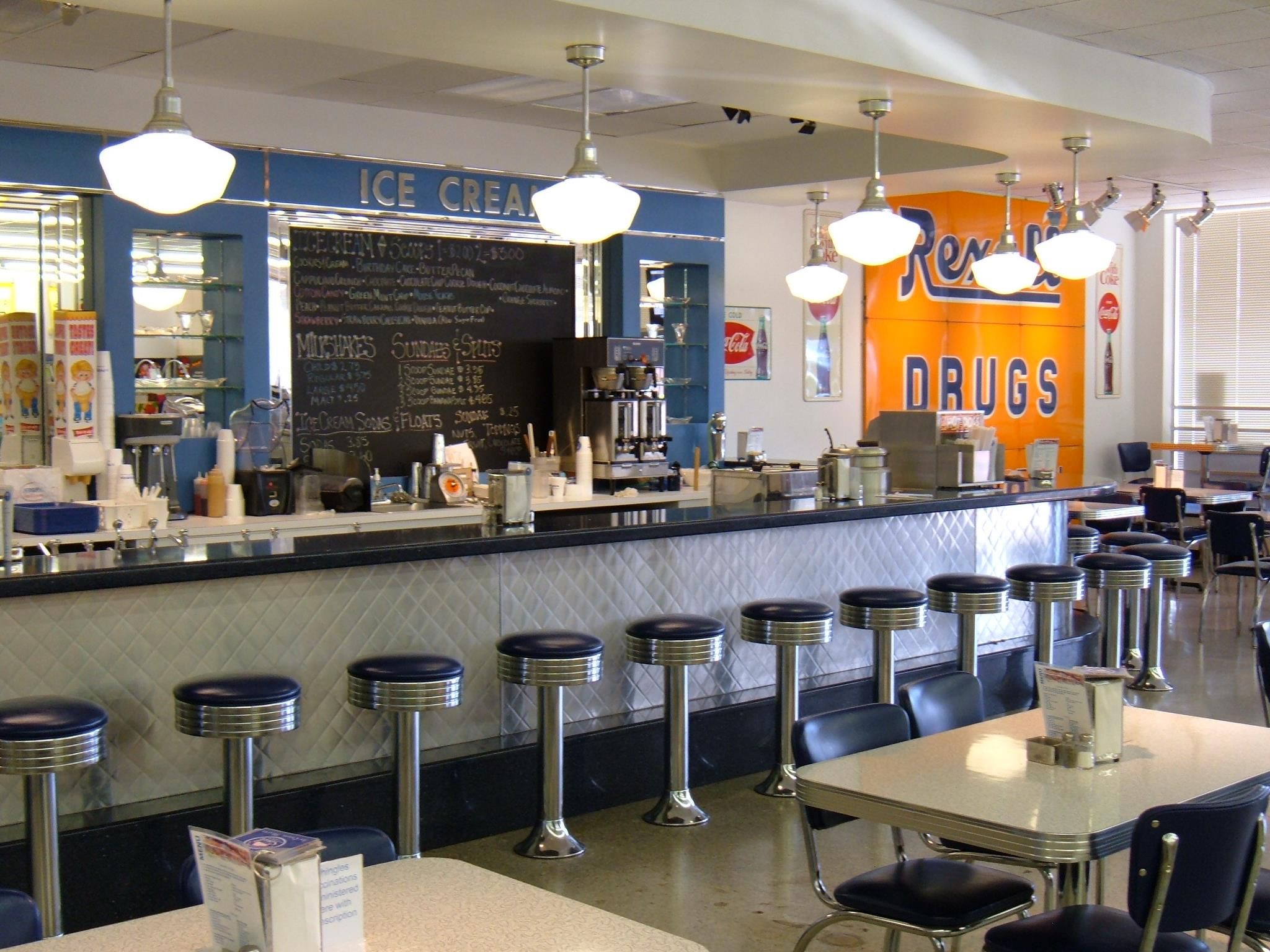 30 Vintage Photos of Ice Cream Parlors - Vintage Soda Fountain