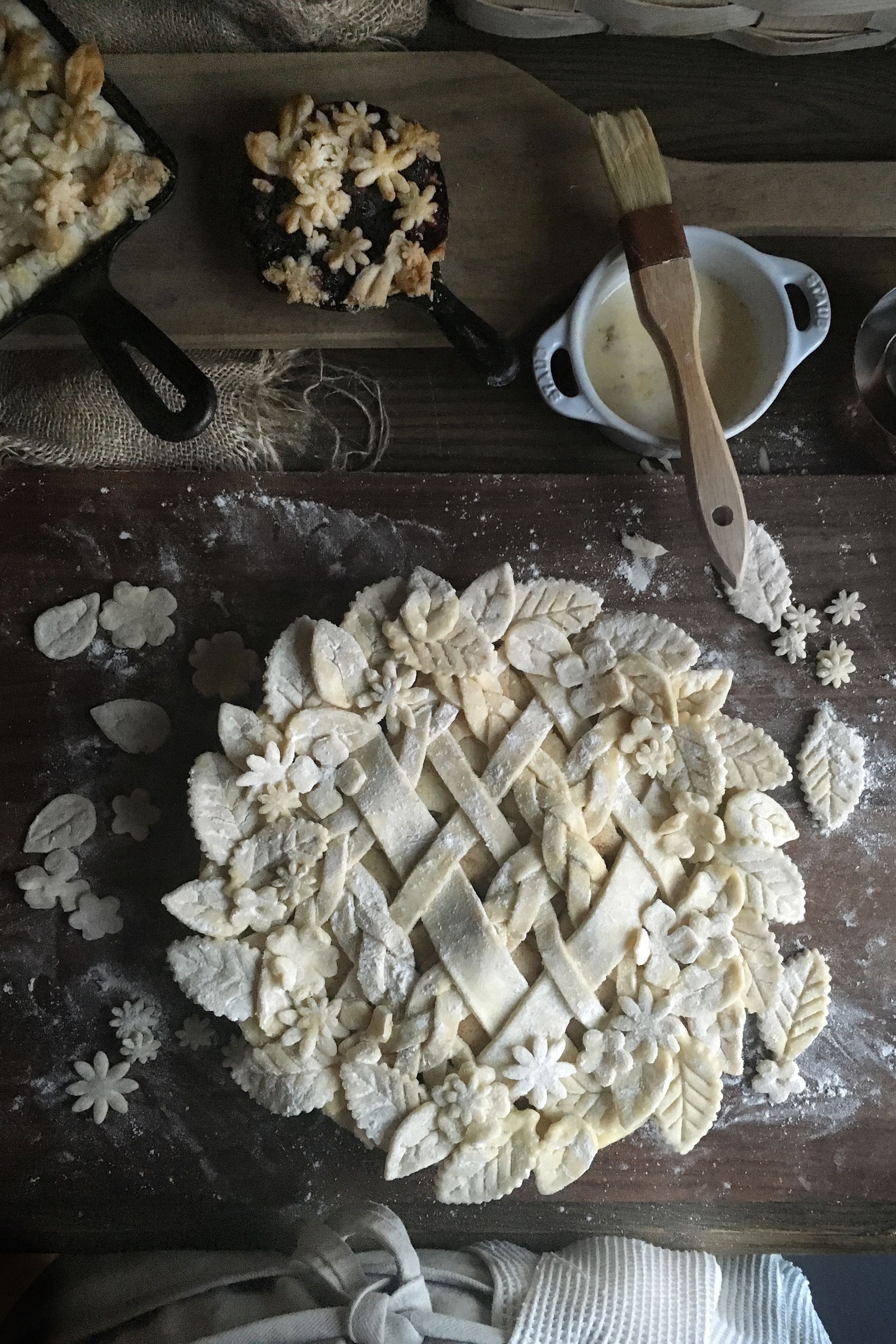 leaf crust pie