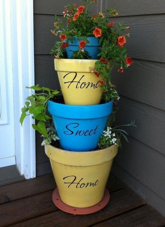 Painting Flower Pots for Kids or Adults - DIY Candy