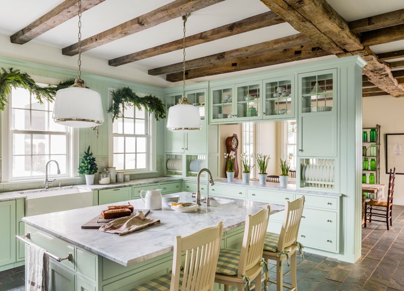 14 Green Kitchen Cabinet Ideas 2023 - Top Green Paint Colors for Kitchens