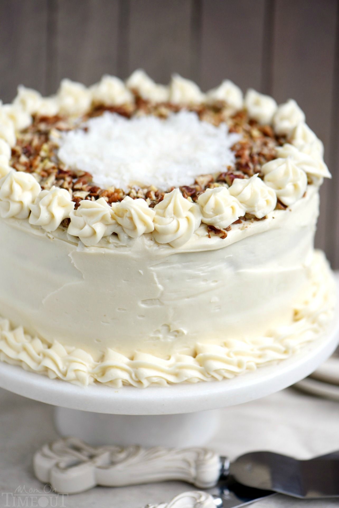 Rachel Allen's walnut cake with American frosting Recipe | Recipe | Walnut  cake, Christmas cakes easy, Christmas cake