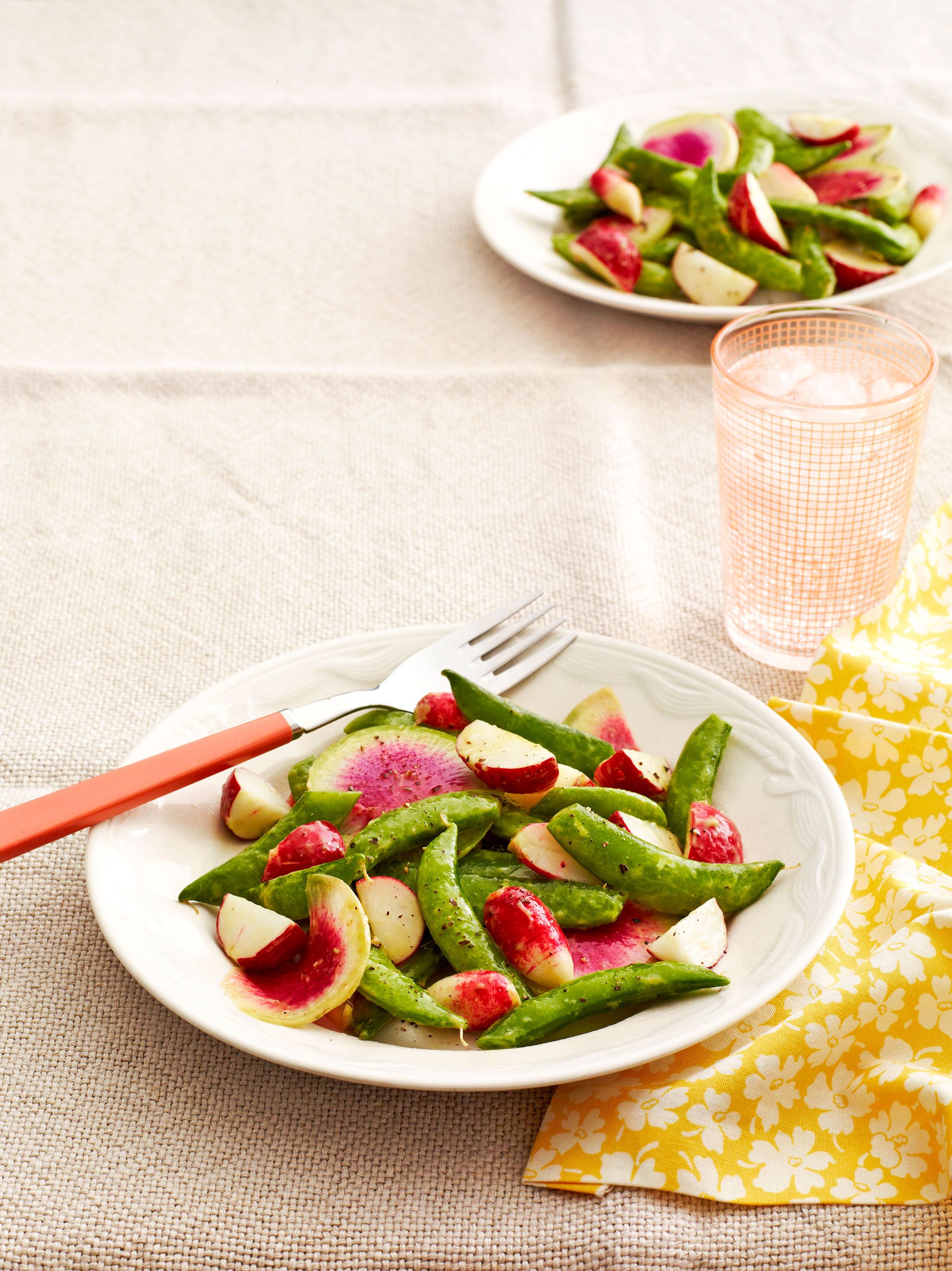 Sugar Snap Pea Salad with Radish