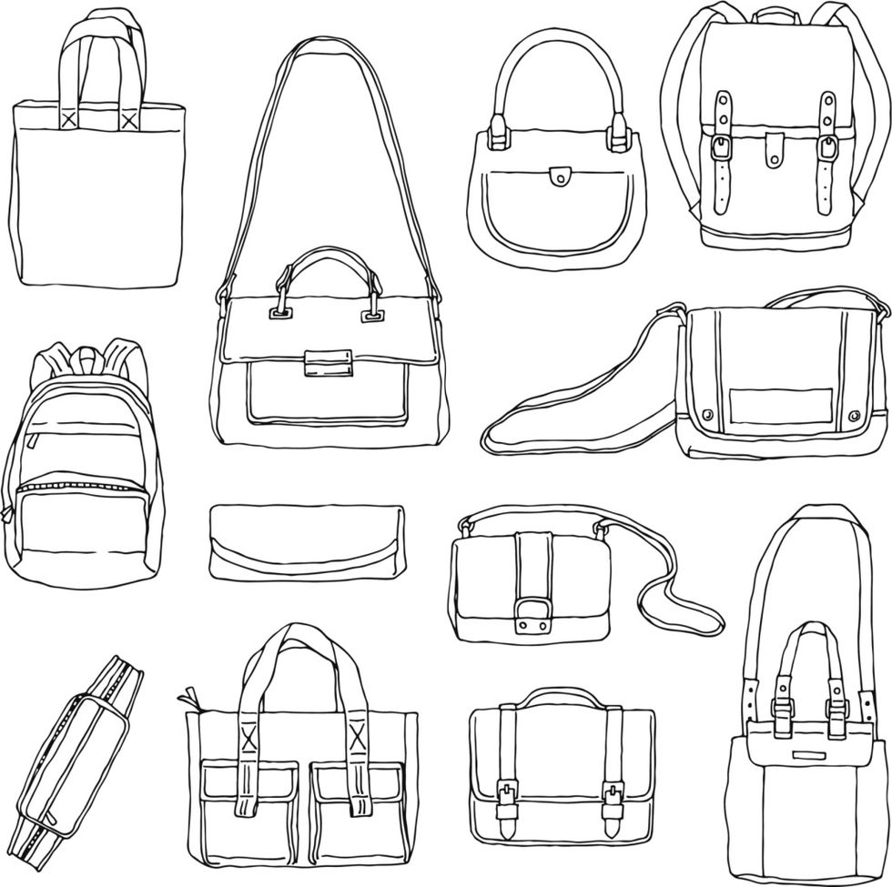 White, Line, Style, Design, Automotive window part, Shoulder bag, Silver, Drawing, Baggage, 