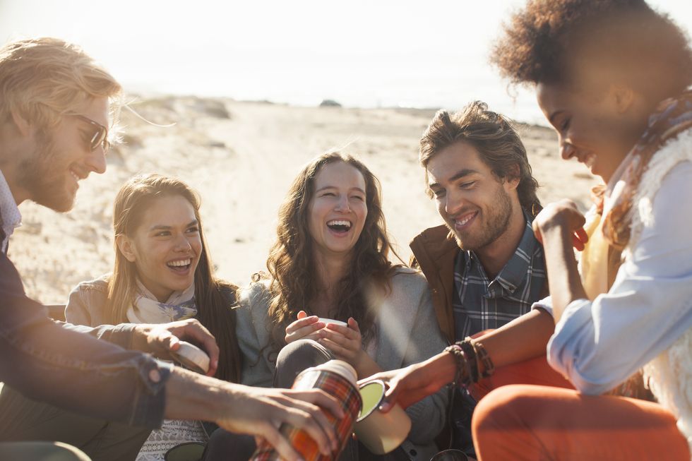 Hair, Face, Head, Smile, Mouth, People, Fun, Social group, Hand, Happy, 