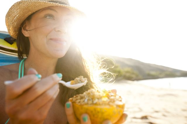 Hat, Fashion accessory, People in nature, Sun hat, Sweetness, Sunlight, Nail, Cuisine, Fedora, Eating, 