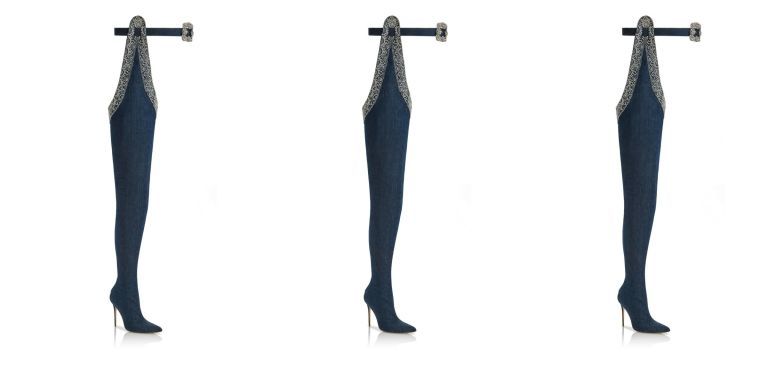 Joint, Electric blue, Azure, Fashion design, Foot, Tights, Dancing shoe, Ankle, Dress shoe, Balance, 