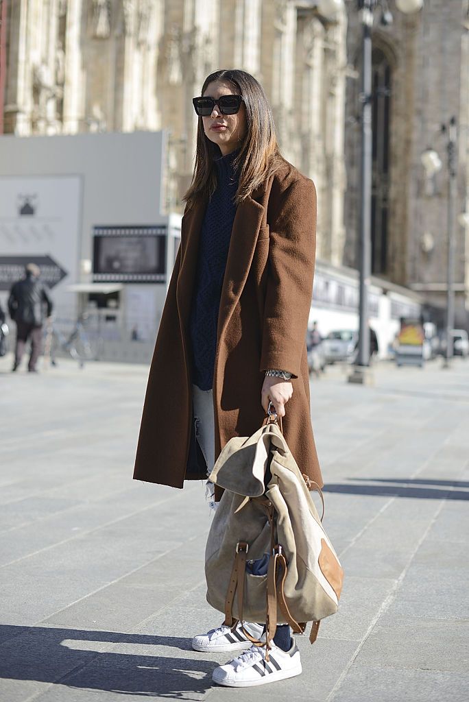Brown, Textile, Bag, Outerwear, Style, Street fashion, Fashion accessory, Luggage and bags, Fashion, Street, 