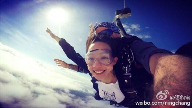 Fun, Parachuting, Happy, Personal protective equipment, Selfie, Tourism, Tandem skydiving, People in nature, Adventure, Cool, 