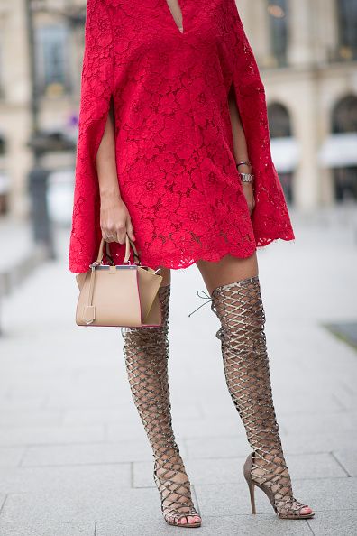 Clothing, Sleeve, Human leg, Textile, Red, Joint, Pattern, Outerwear, Style, Street fashion, 