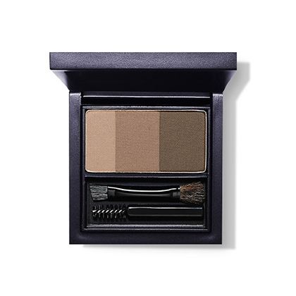 Brown, Rectangle, Tints and shades, Tan, Beige, Cosmetics, Still life photography, Eye shadow, Shadow, Silver, 