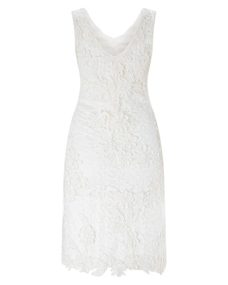 Dress, White, One-piece garment, Pattern, Day dress, Wedding dress, Grey, Ivory, Fashion design, Pattern, 