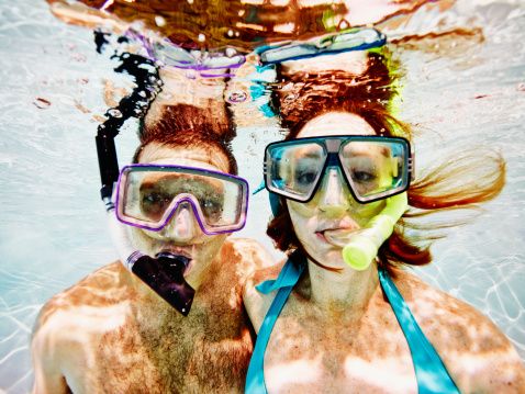 Eyewear, Fun, Personal protective equipment, Goggles, Liquid, Chest, Muscle, Selfie, Swimming pool, Brassiere, 