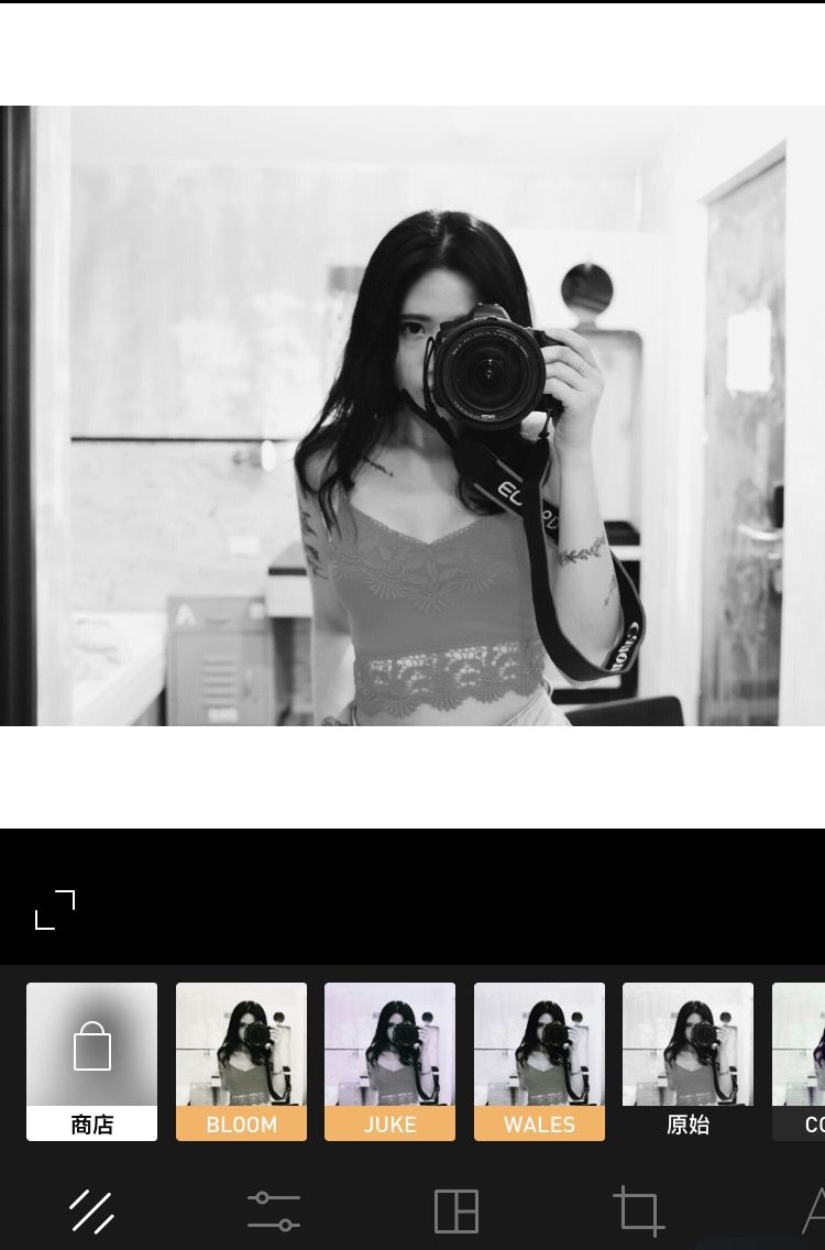 Shoulder, Photograph, Photographer, Black, Black hair, Photography, Mirror, Long hair, Snapshot, Reflection, 