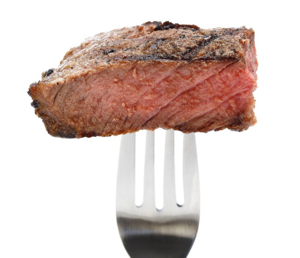 Beef, Food, Ingredient, Pork, Meat, Kitchen utensil, Red meat, Cuisine, Steak, Cutlery, 
