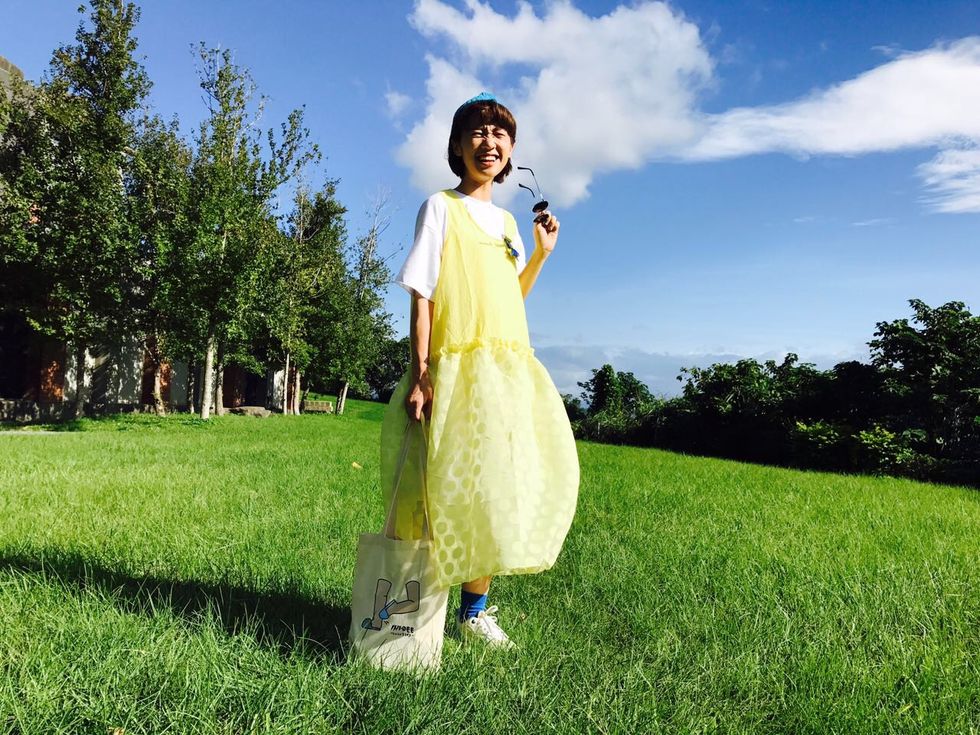 Dress, Happy, People in nature, Summer, Grassland, Meadow, Spring, Day dress, Field, One-piece garment, 
