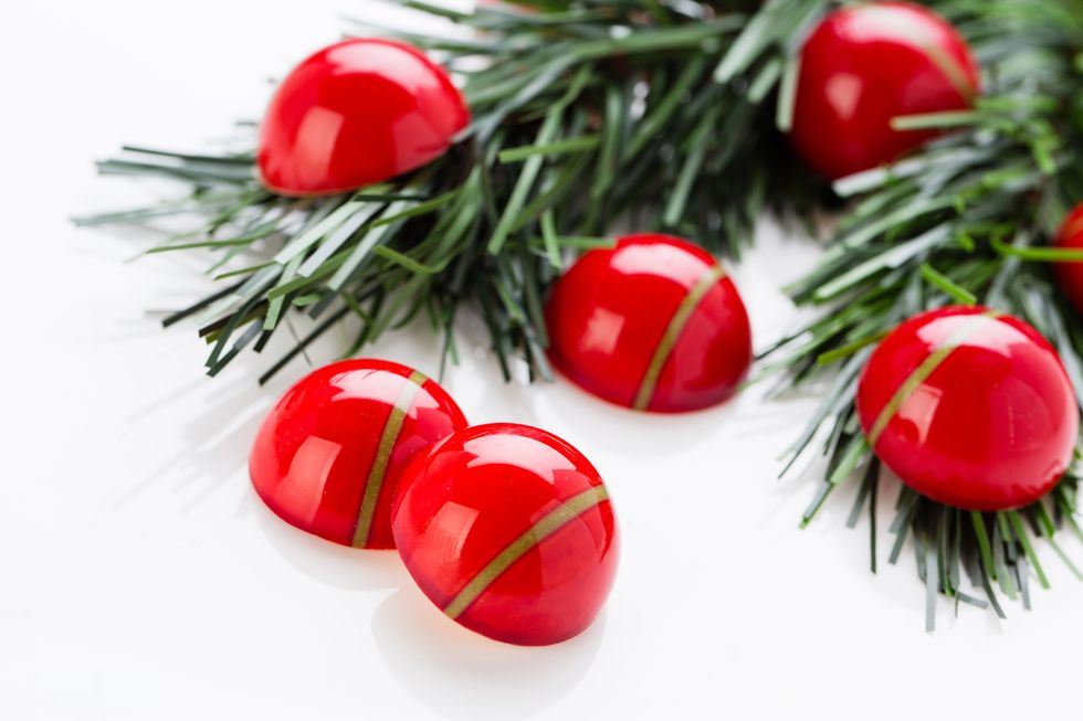 Event, Red, Christmas ornament, Christmas, Ingredient, Holiday, Carmine, Christmas decoration, Holiday ornament, Pine family, 