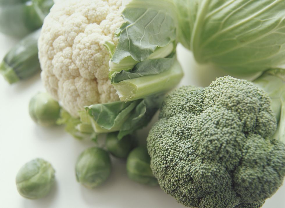 Food, Leaf vegetable, Vegetable, Ingredient, Cruciferous vegetables, Produce, Natural foods, Cauliflower, Broccoli, Whole food, 