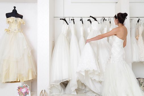 Gown, Wedding dress, Dress, Clothing, Bridal clothing, Bridal party dress, Shoulder, Bride, A-line, Haute couture, 
