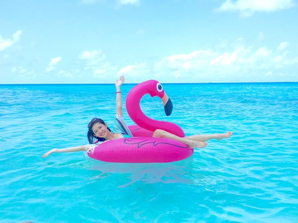Aqua, Pink, Inflatable, Fun, Leisure, Vacation, Water bird, Summer, Recreation, Games, 