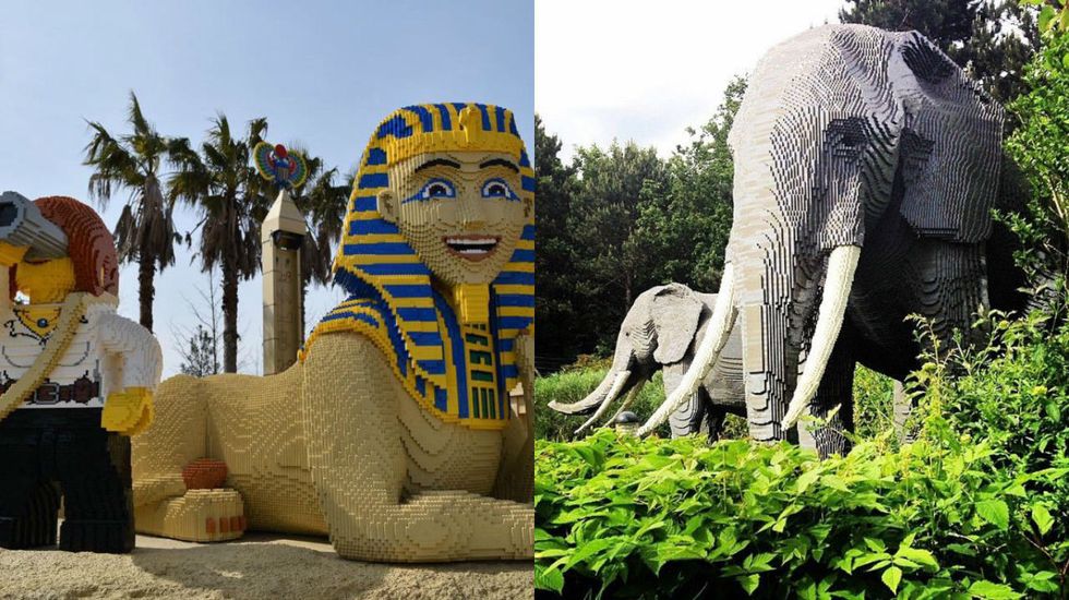 Elephant, Elephants and Mammoths, Sculpture, Terrestrial animal, Adaptation, Indian elephant, Temple, African elephant, Wildlife, Arecales, 