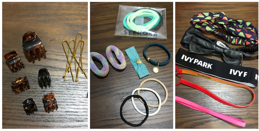 Bracelet, Fashion accessory, Hair accessory, Wire, Jewellery, Hair tie, 